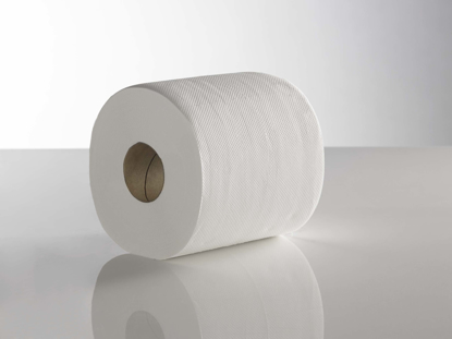 Picture of White Standard Centrefeed Roll (2ply, 150m x 18cm, Pack of 6)