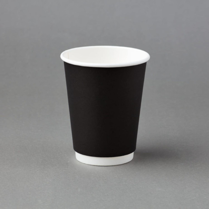 Picture of Double Wall Disposable Paper Cups with & without Lids | Size 8oz & 12oz